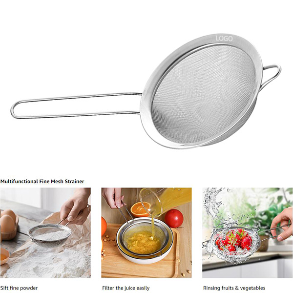  Fine Mesh Cocktail Strainer  Stainless Steel Oil  Grill For Cocktail Drink Bar Strainers Bartender Bar Tool